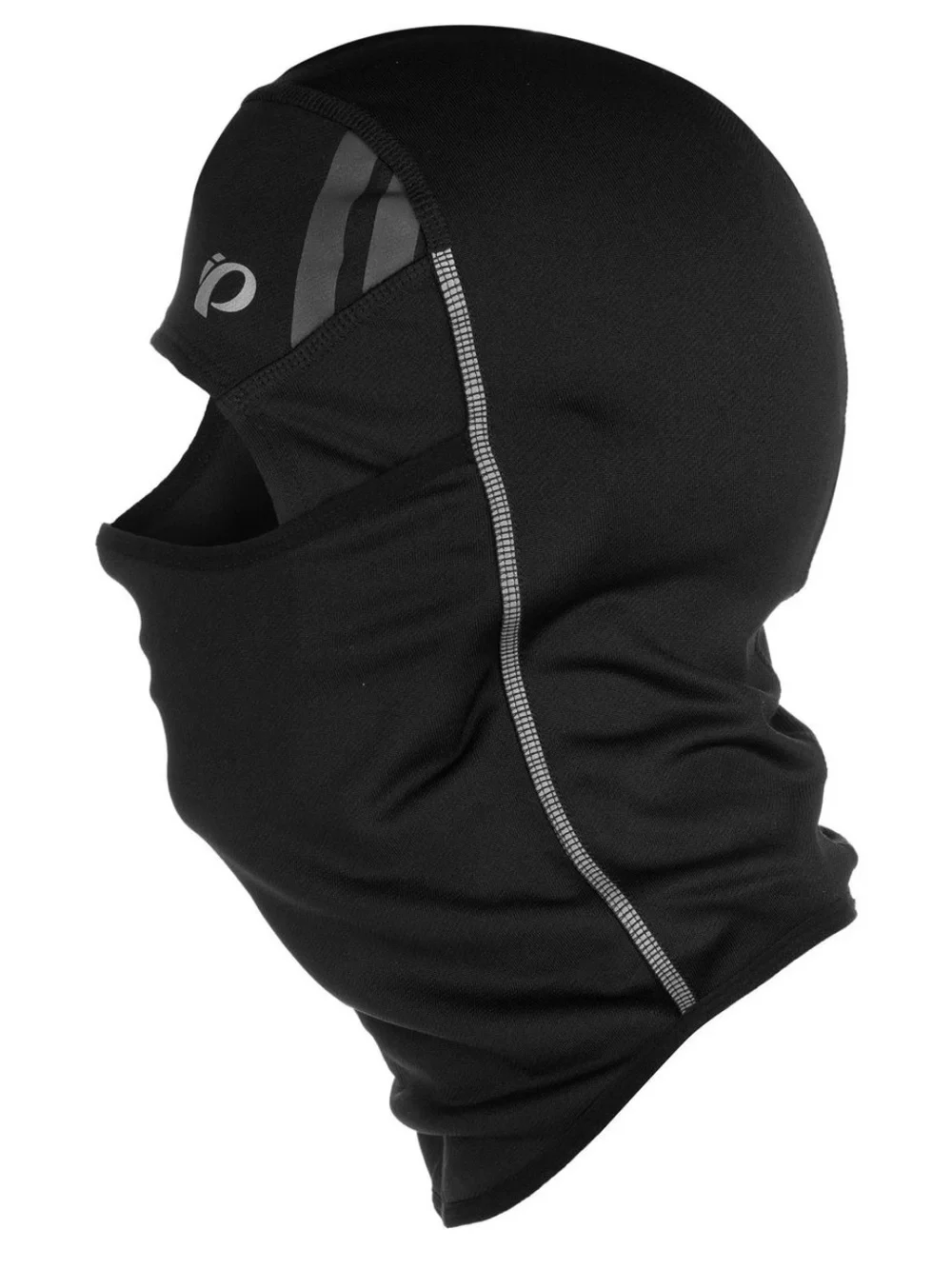 NWT Pearl Izumi Black Thermal Balaclava Hood with Reflective Accents